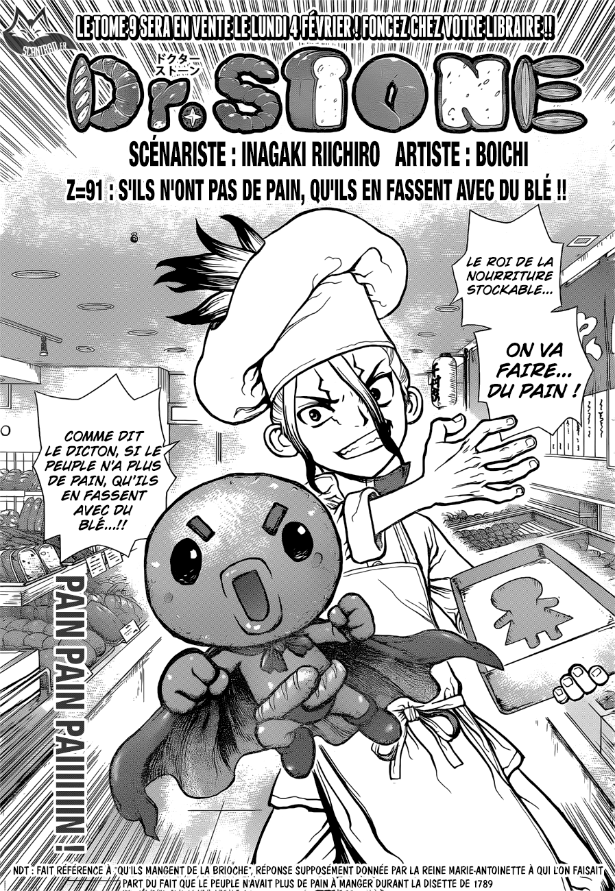 Dr. Stone: Chapter 91 - Page 1